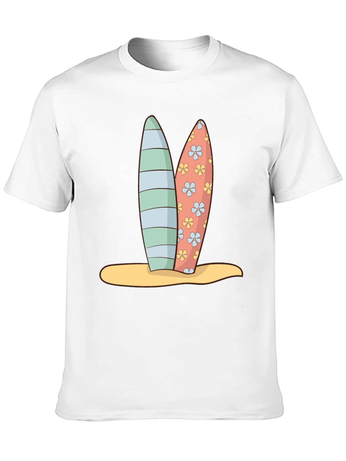 Surfboard Graphic Tee - Beach Vibes