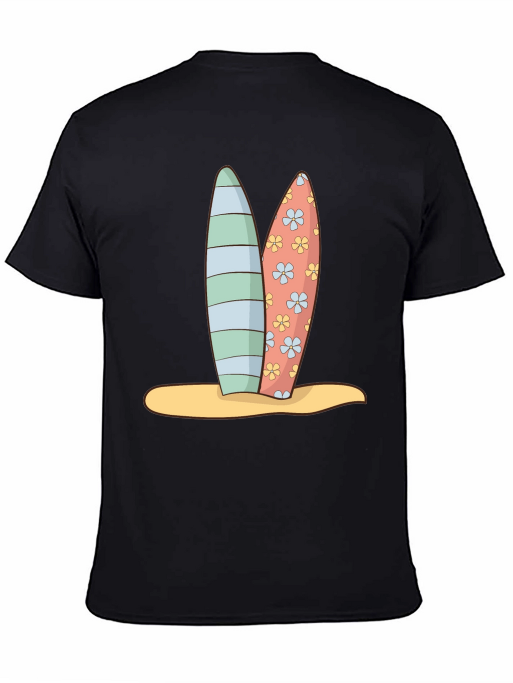 Surfboard Graphic Tee - Beach Vibes