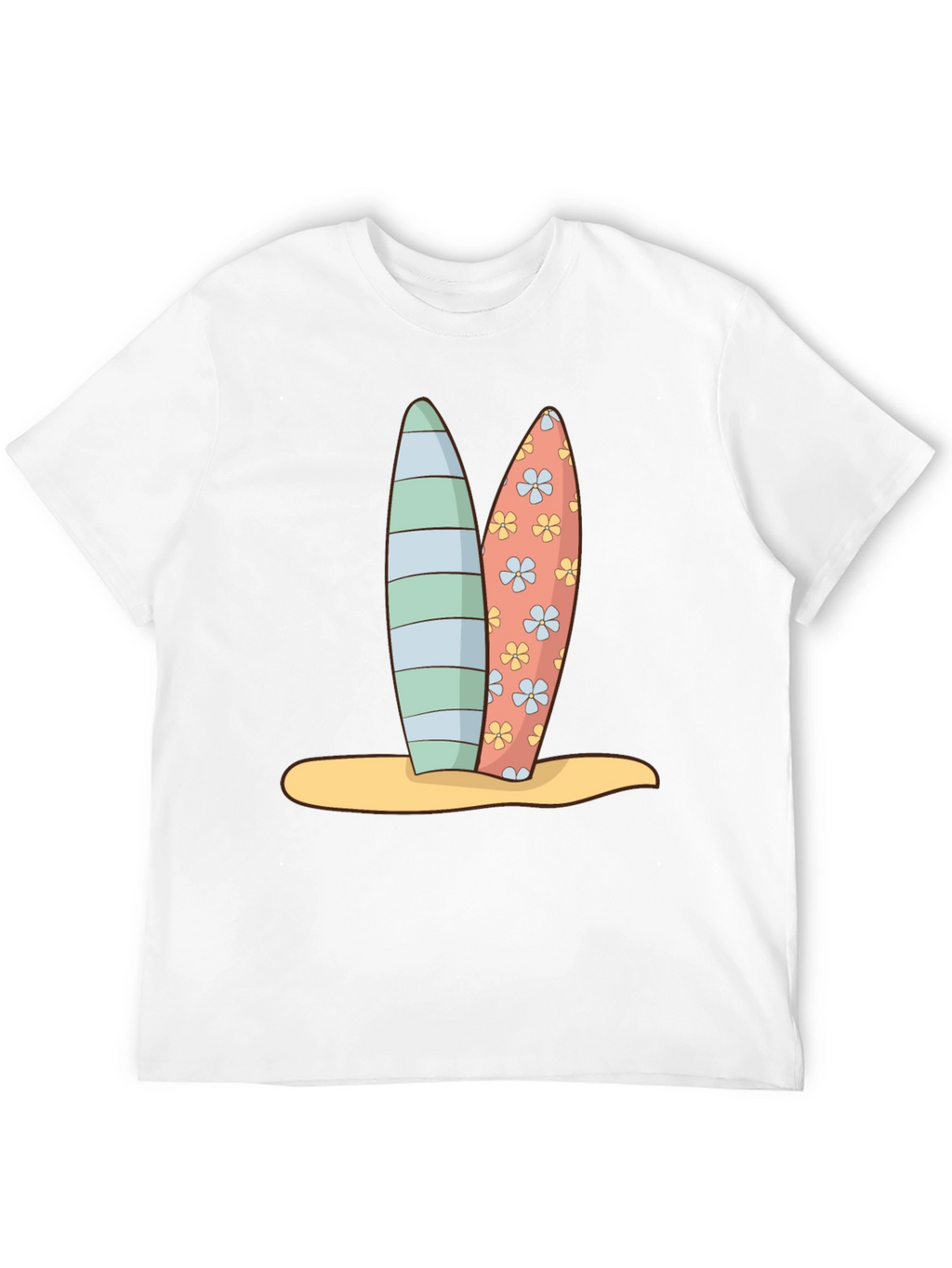 Surfboard Graphic Tee - Beach Vibes