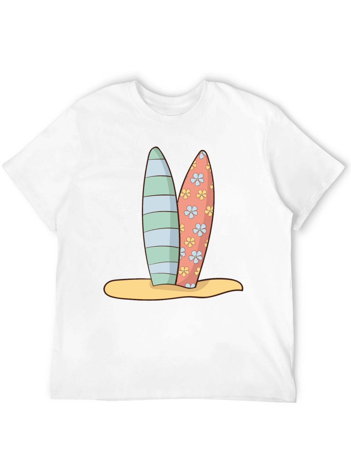 Surfboard Graphic Tee - Beach Vibes