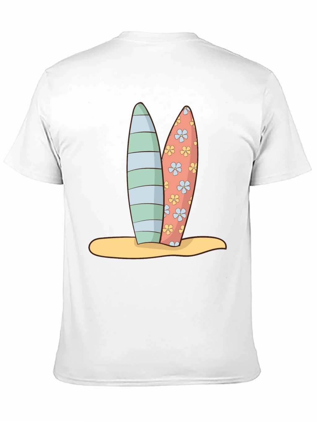 Surfboard Graphic Tee - Beach Vibes