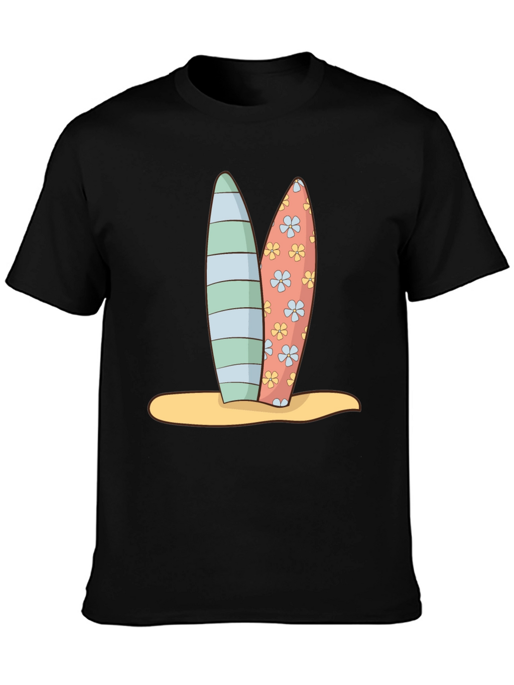 Surfboard Graphic Tee - Beach Vibes