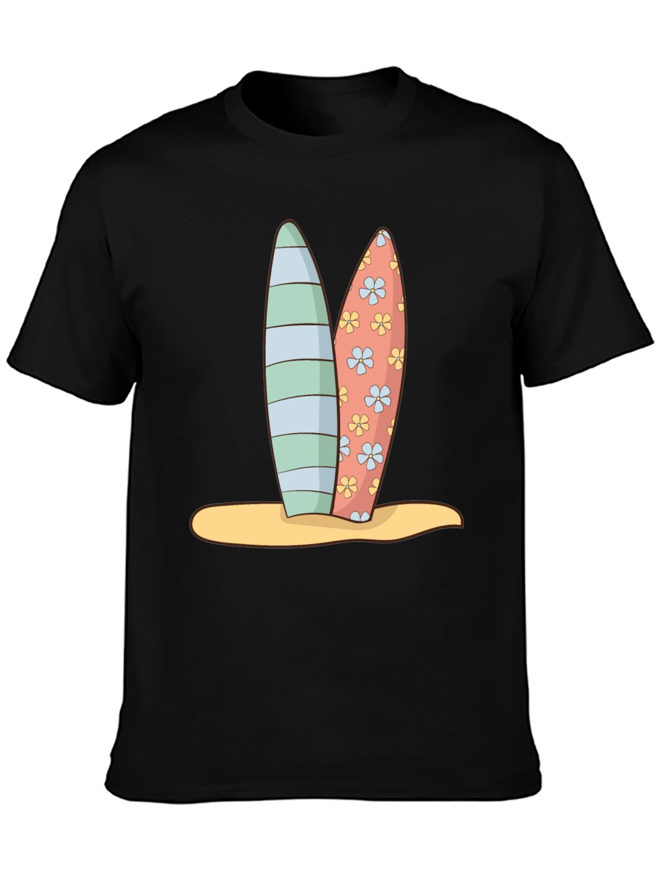 Surfboard Graphic Tee - Beach Vibes