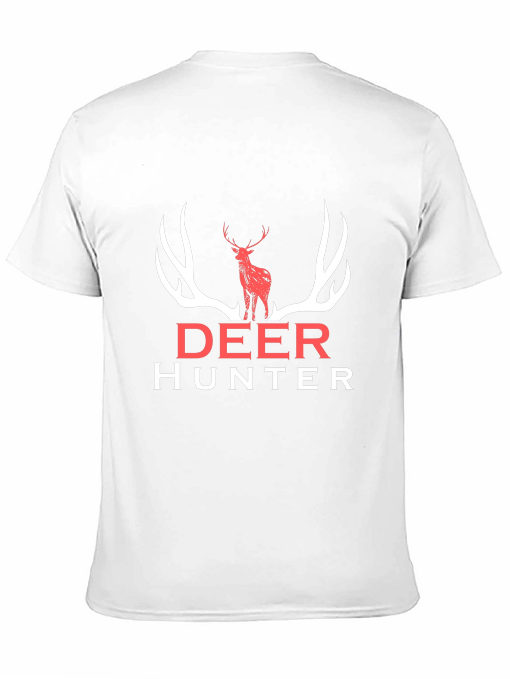 Deer Hunter Graphic Tee - Black Cotton Shirt