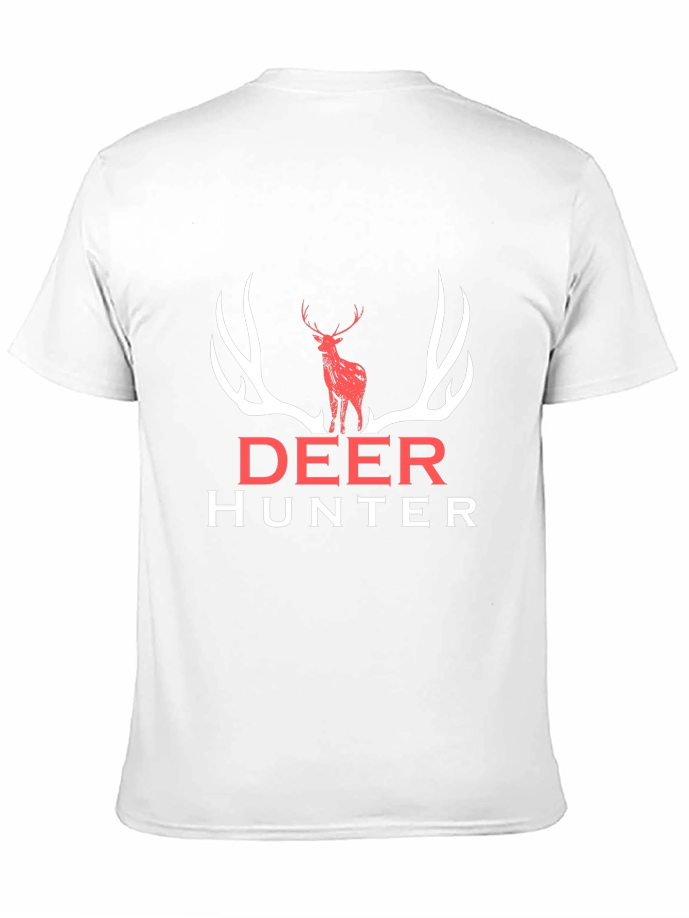 Deer Hunter Graphic Tee - Black Cotton Shirt