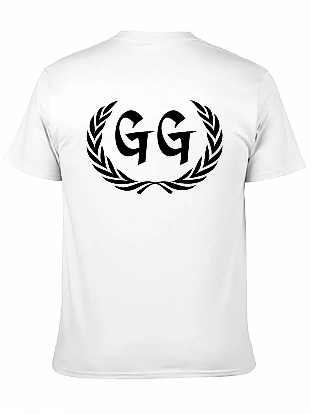 Black GG Laurel Wreath Graphic Tee - Casual Style