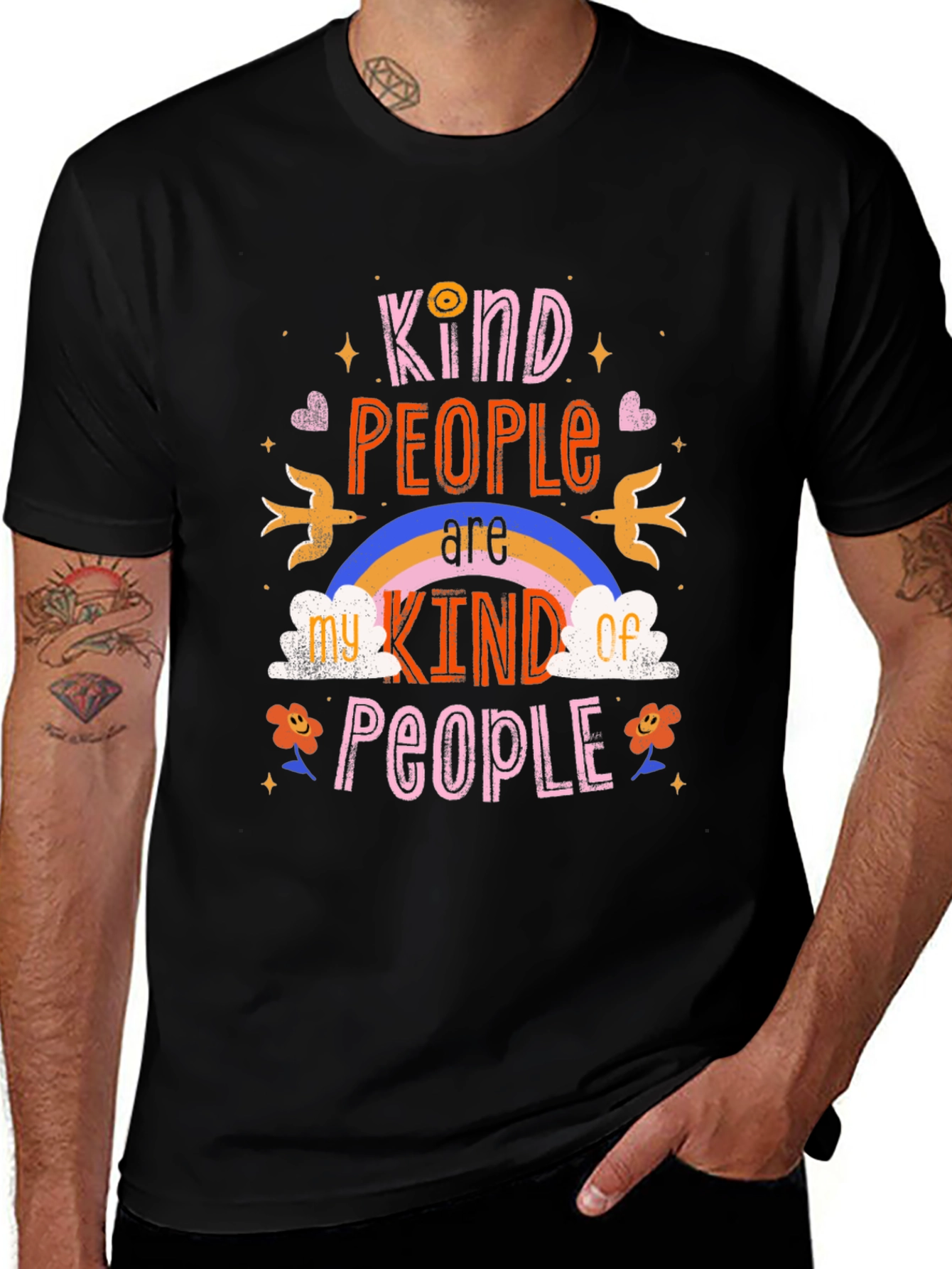 Kind People T-Shirt - Graphic Tee - Positive Vibes
