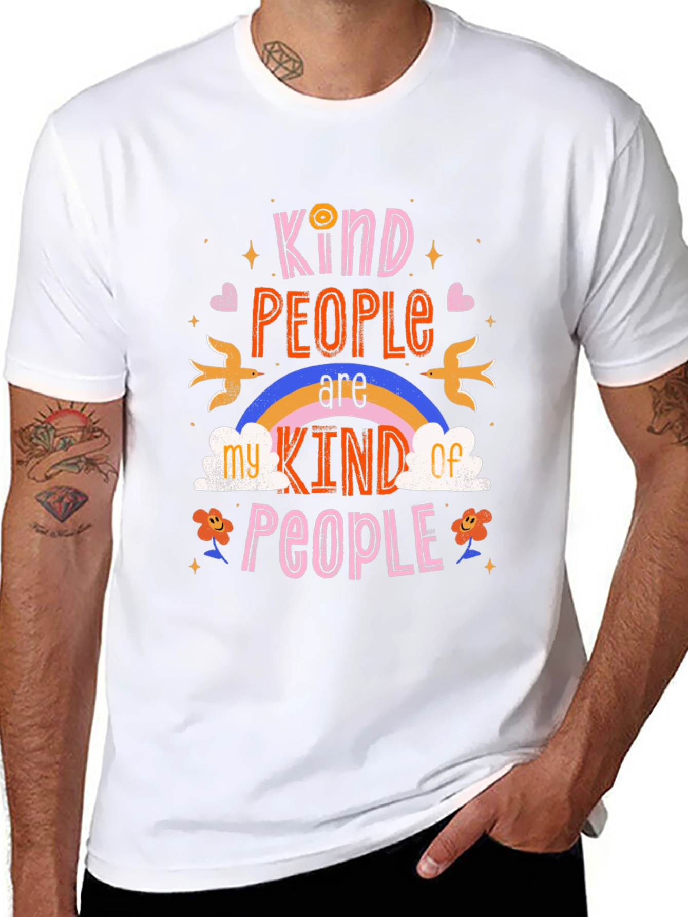 Kind People T-Shirt - Graphic Tee - Positive Vibes