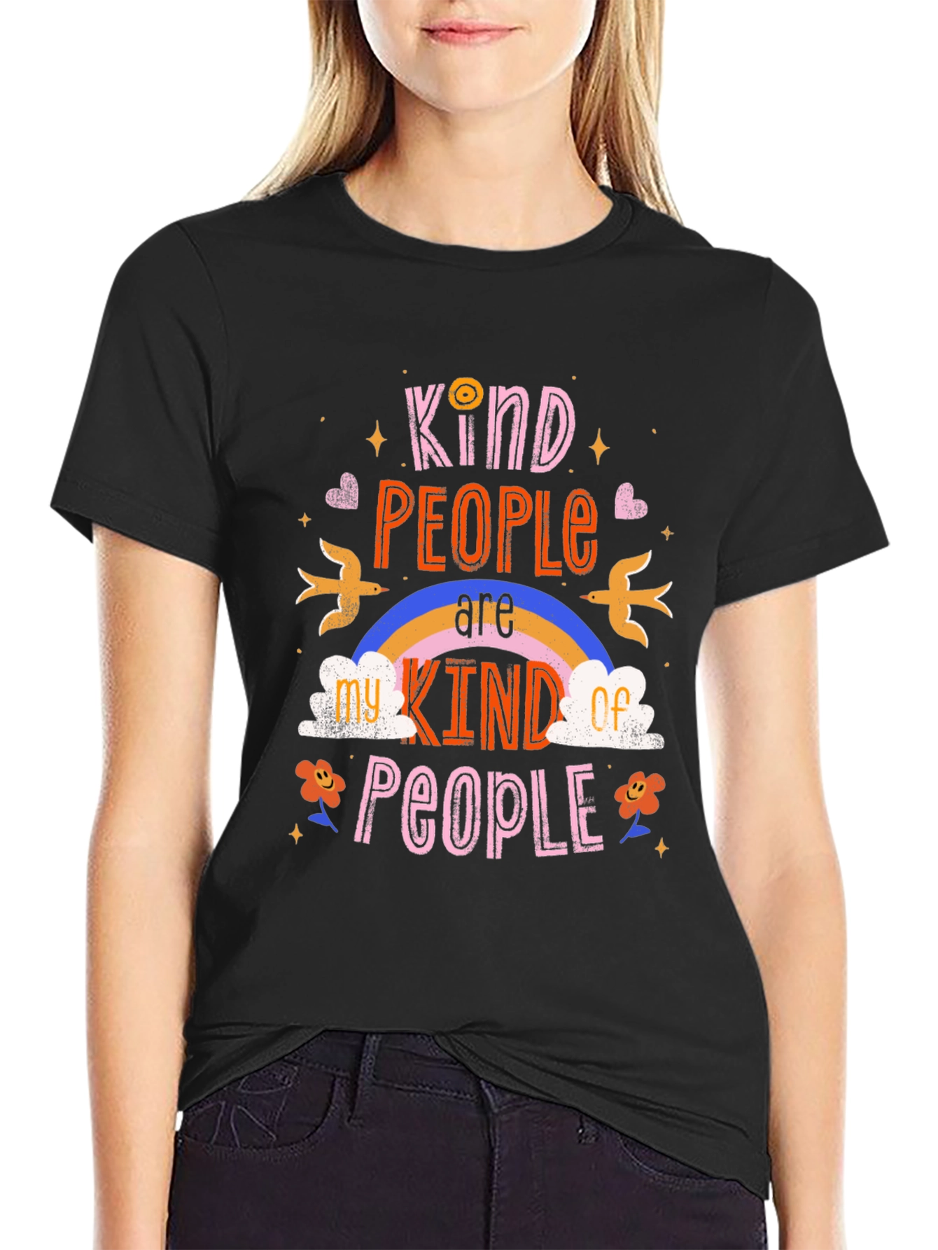Kind People T-Shirt - Graphic Tee - Positive Vibes