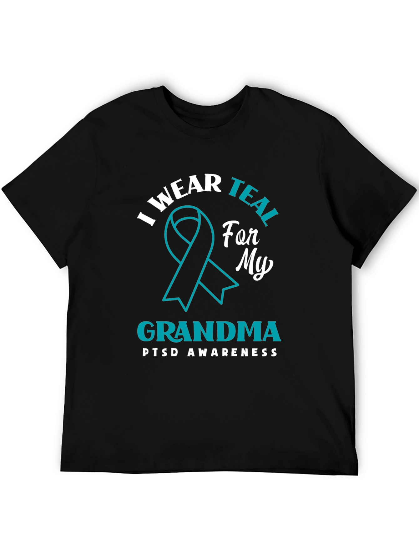 I Wear Teal for My Grandma PTSD Awareness T-Shirt