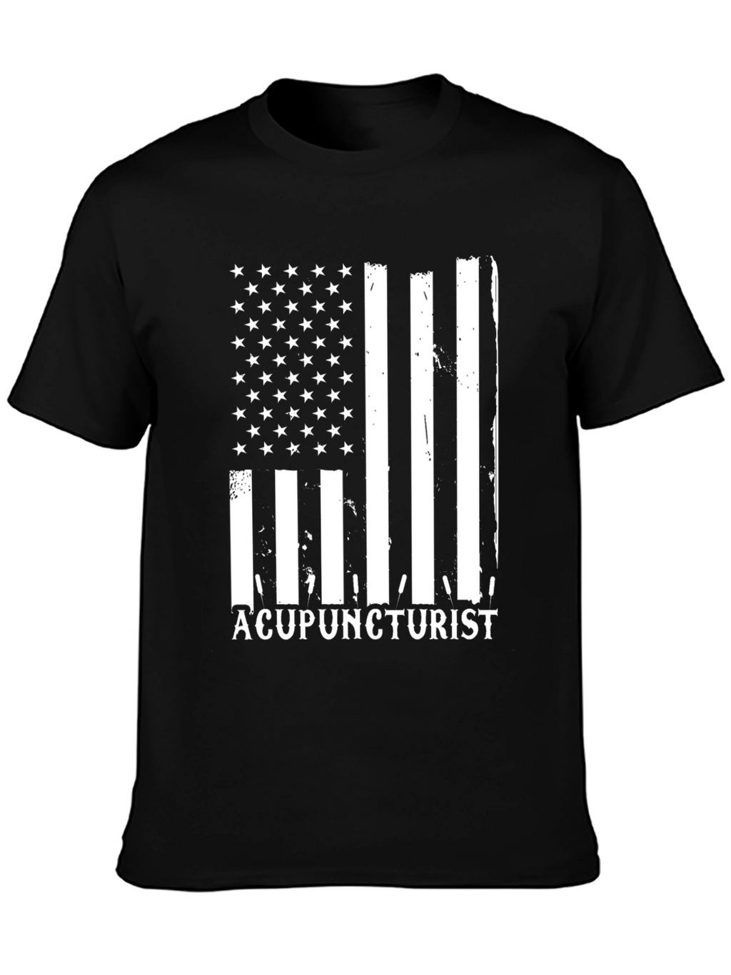Acupuncturist American Flag T-Shirt