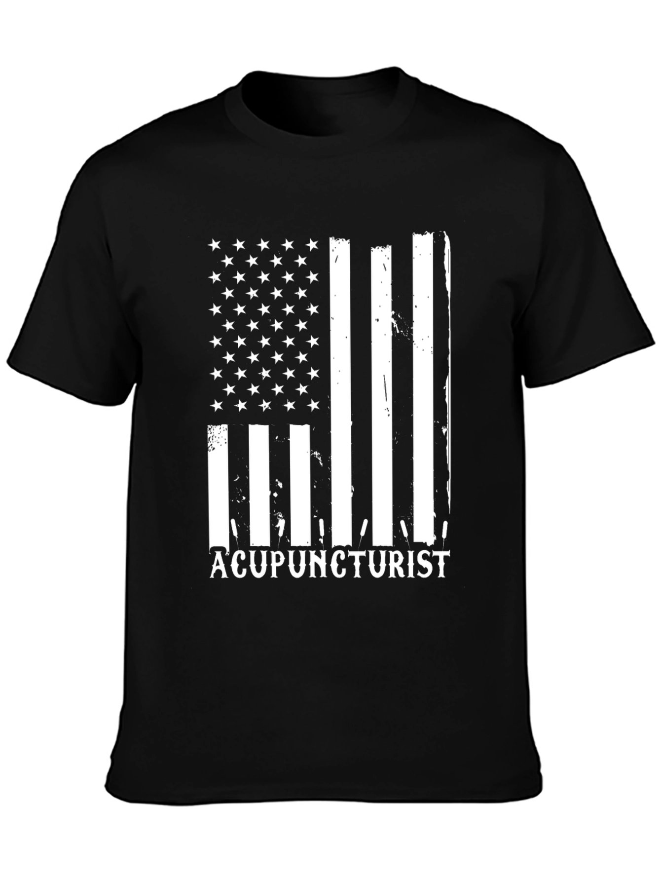 Acupuncturist American Flag T-Shirt