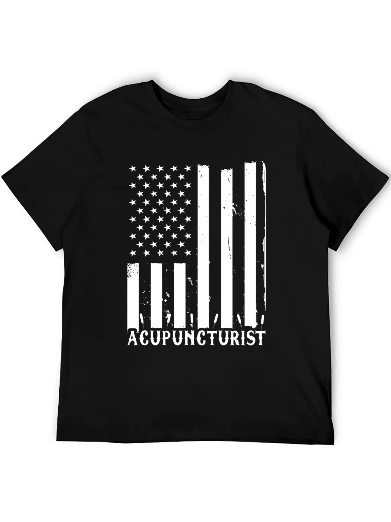 Acupuncturist American Flag T-Shirt