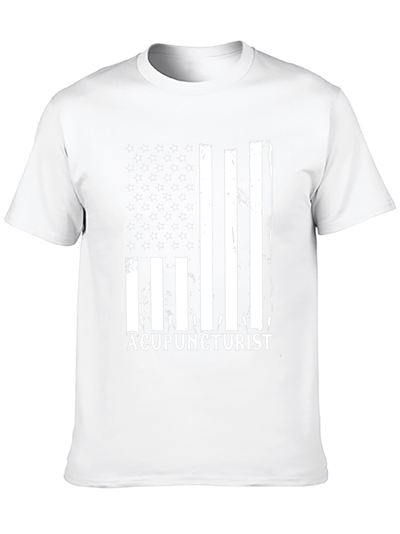 Acupuncturist American Flag T-Shirt