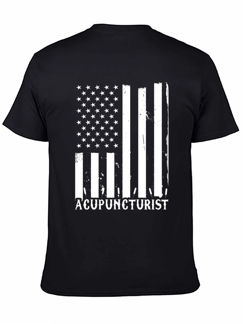 Acupuncturist American Flag T-Shirt