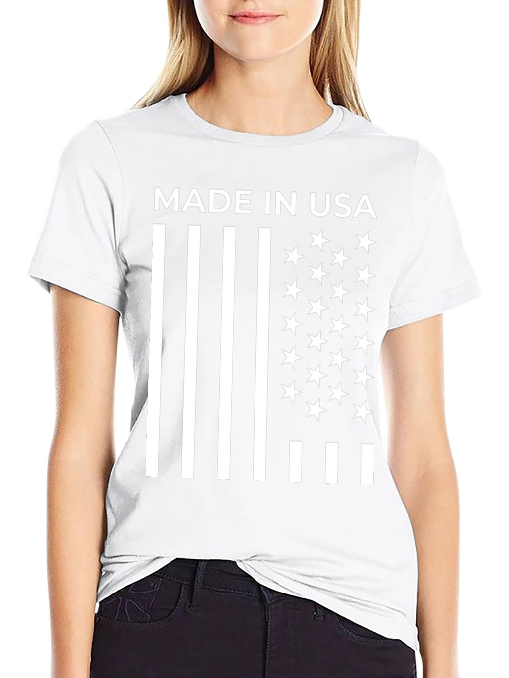 Made In USA American Flag T-Shirt