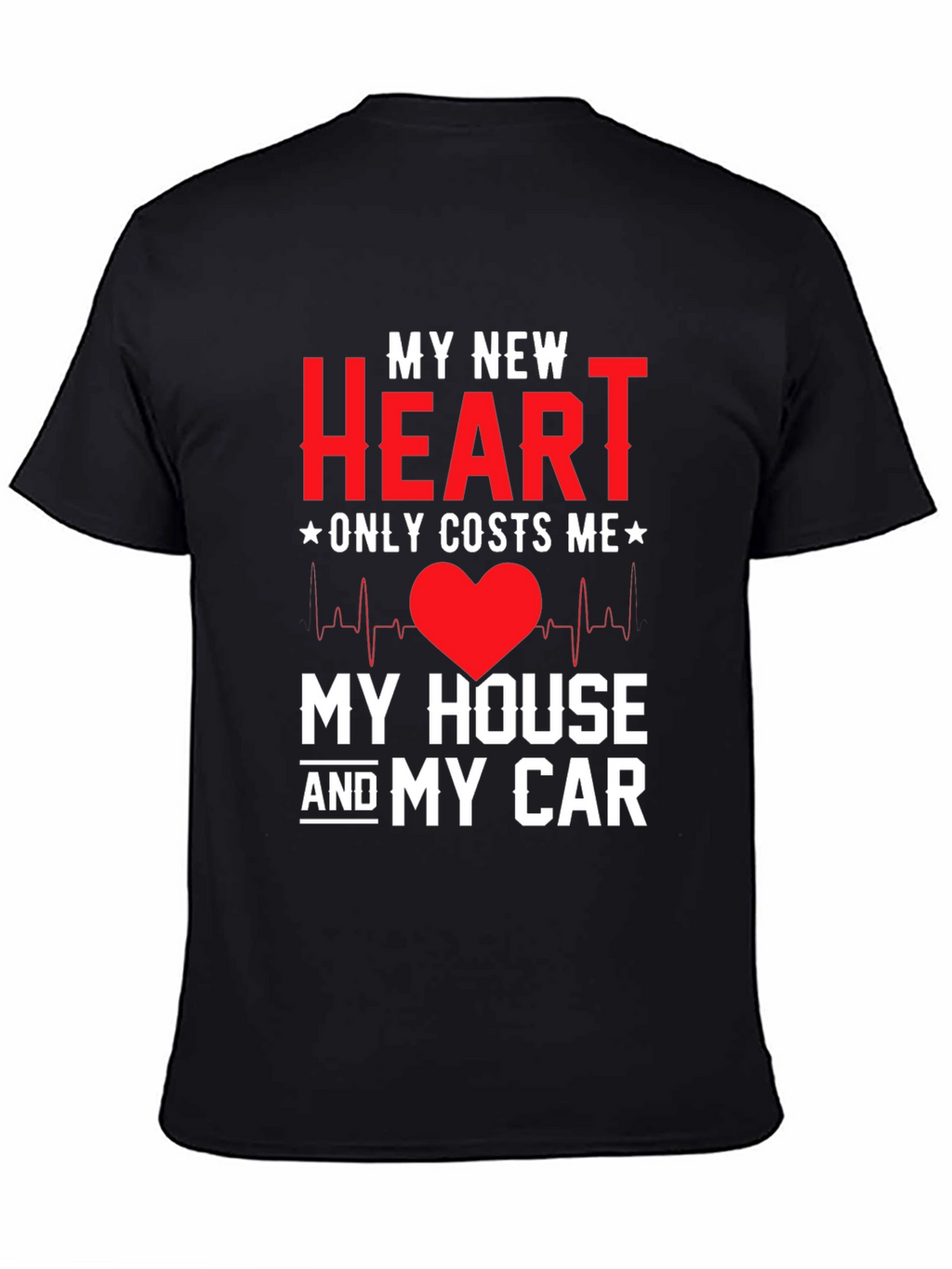 My New Heart Novelty Graphic Tee