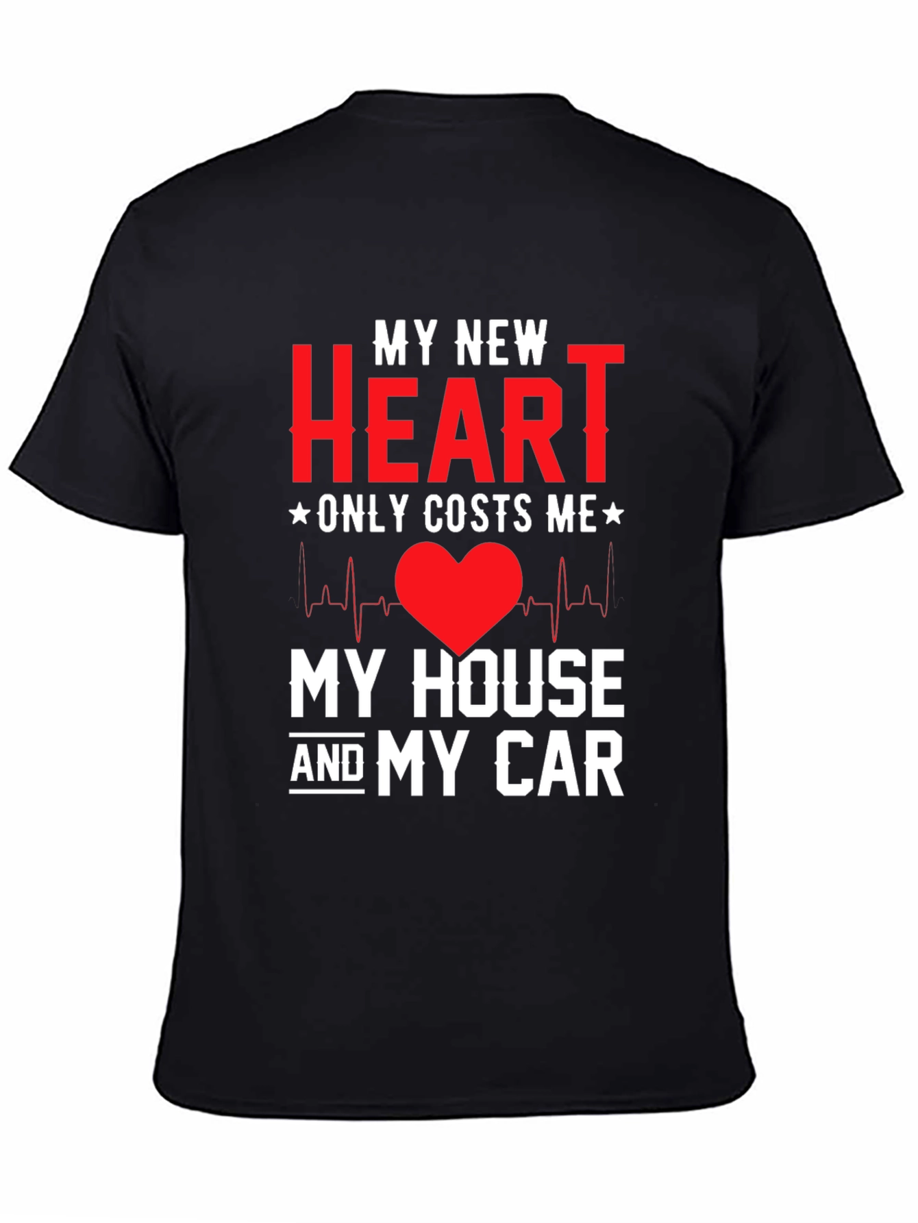 My New Heart Novelty Graphic Tee