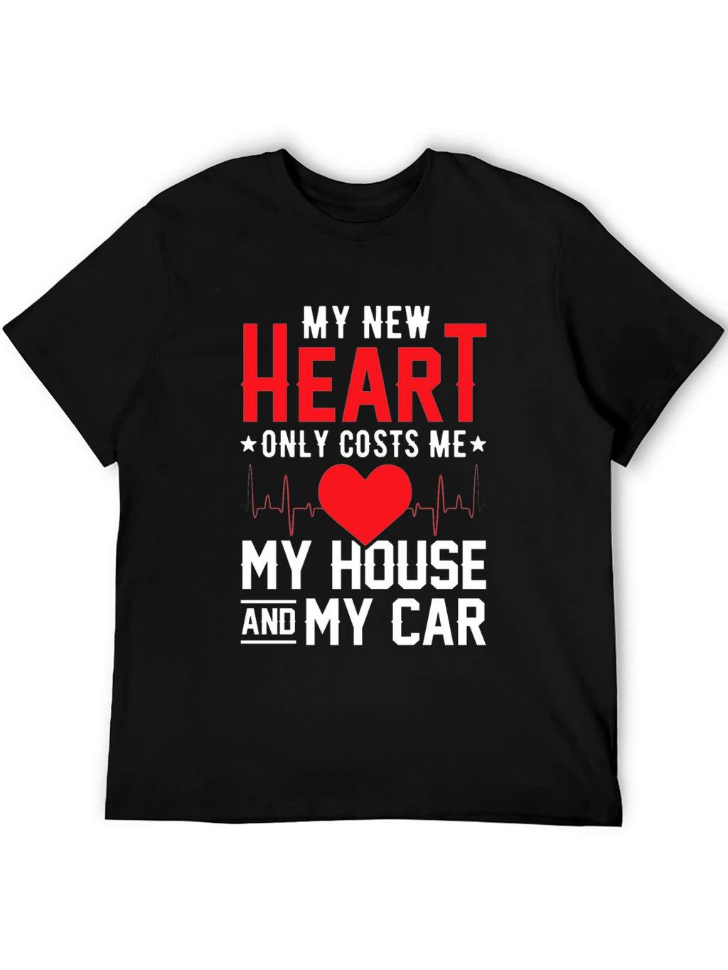 My New Heart Novelty Graphic Tee