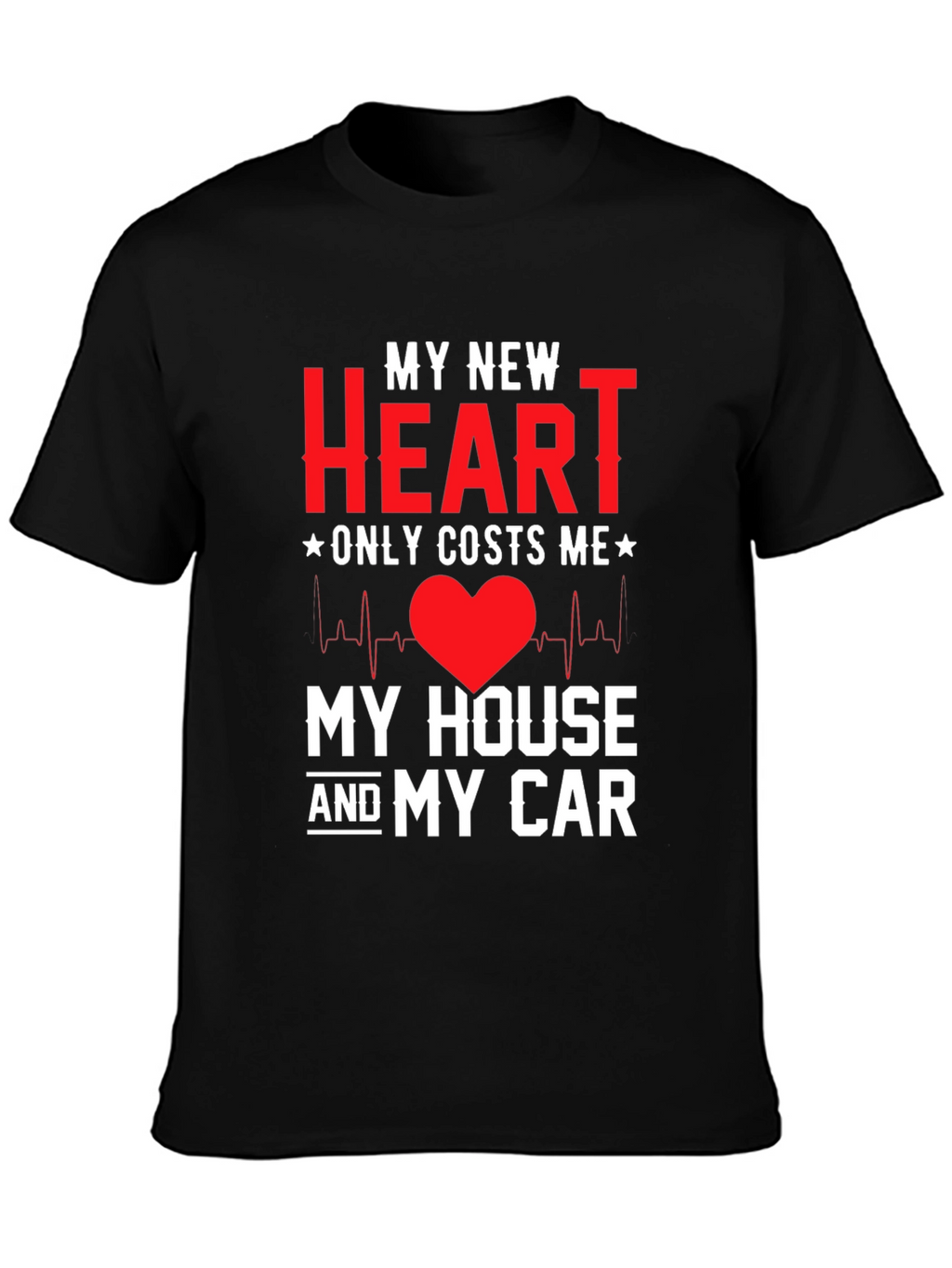 My New Heart Novelty Graphic Tee
