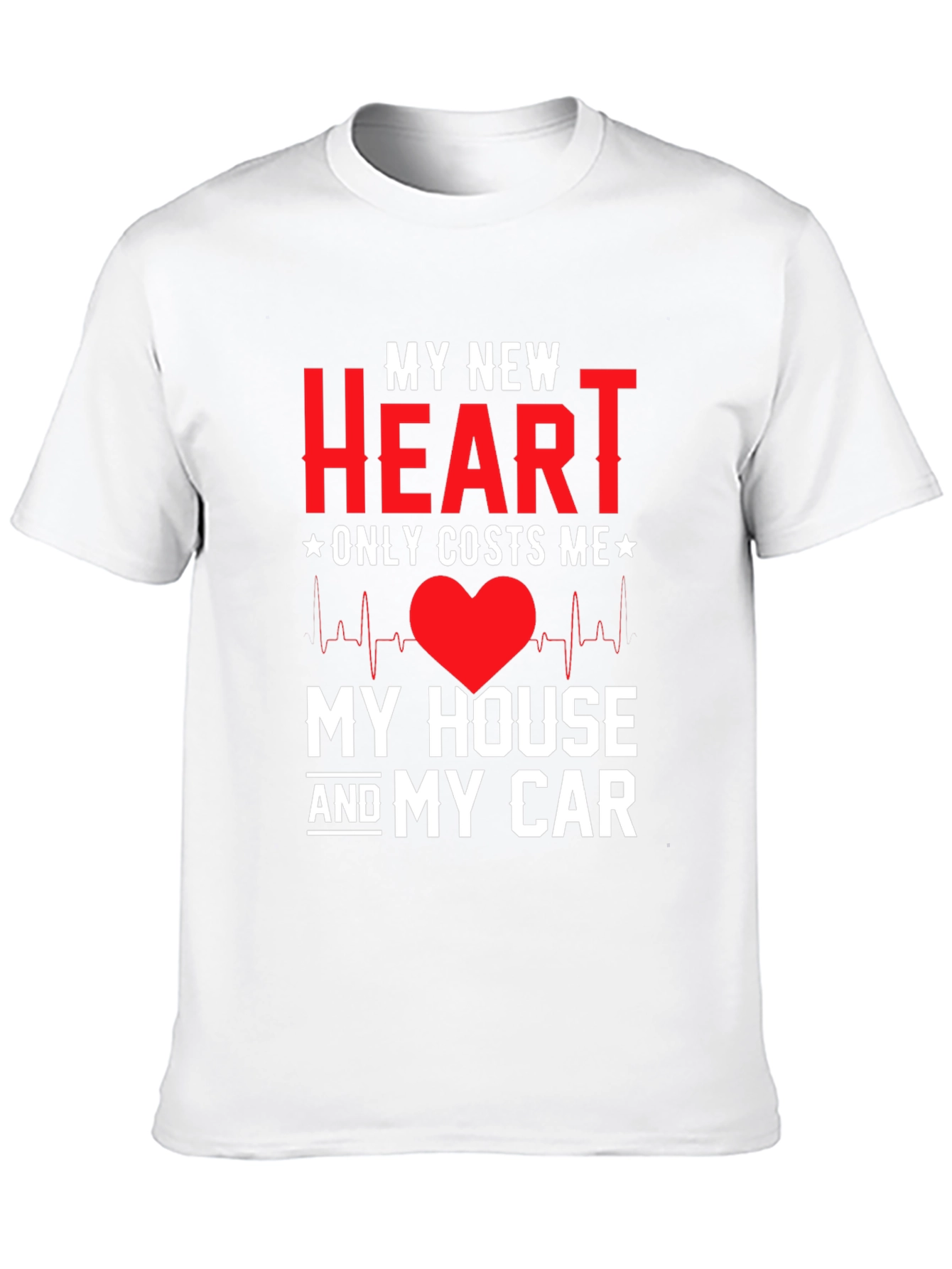 My New Heart Novelty Graphic Tee