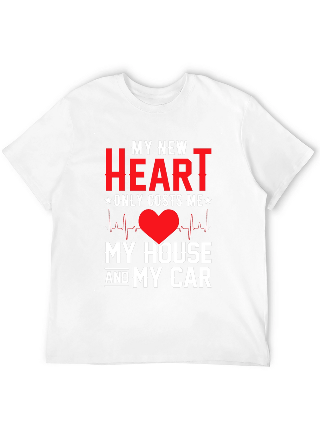 My New Heart Novelty Graphic Tee