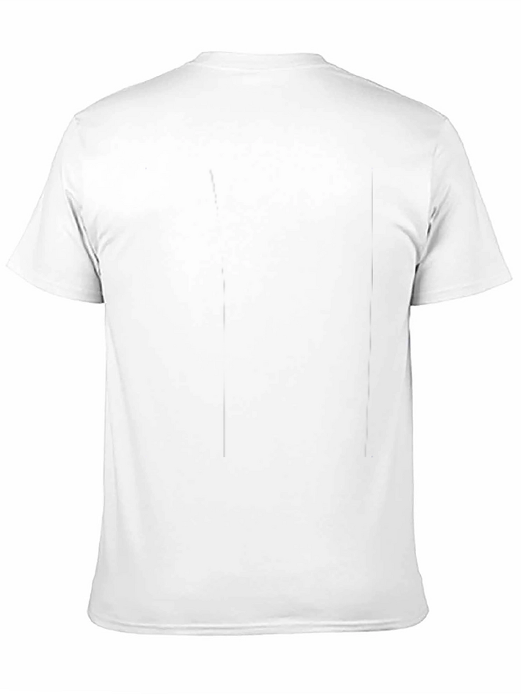 Mens Solid Black Crew Neck T-Shirt