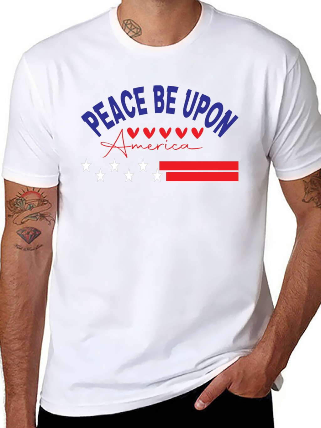Peace Be Upon America Graphic Tee