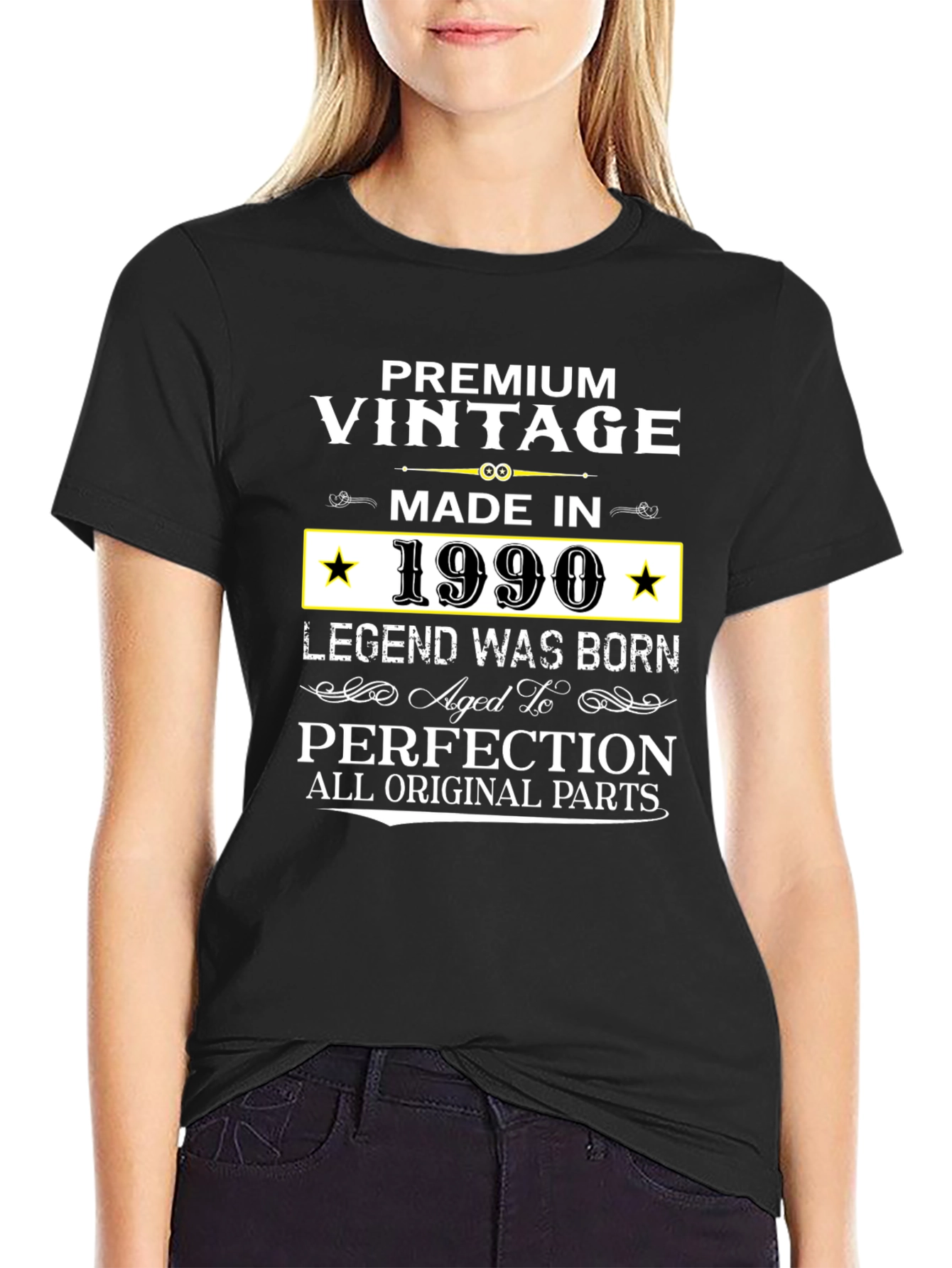 Premium Vintage 1990 Legend Born T-Shirt