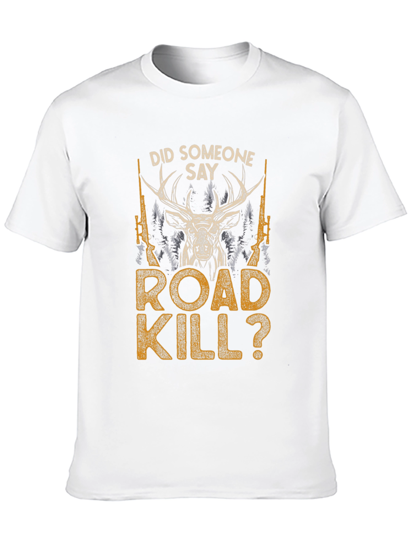 Road Kill Deer Hunter Graphic Tee