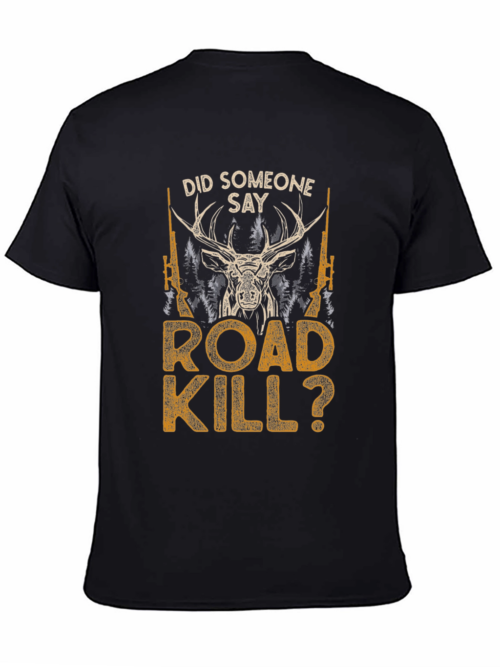 Road Kill Deer Hunter Graphic Tee
