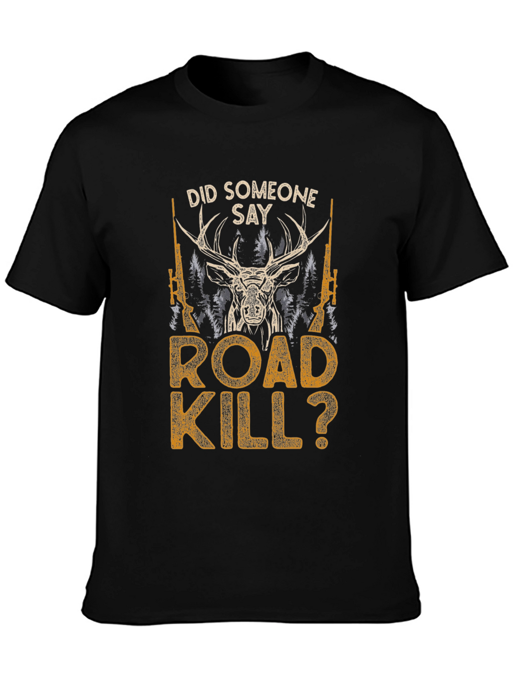 Road Kill Deer Hunter Graphic Tee