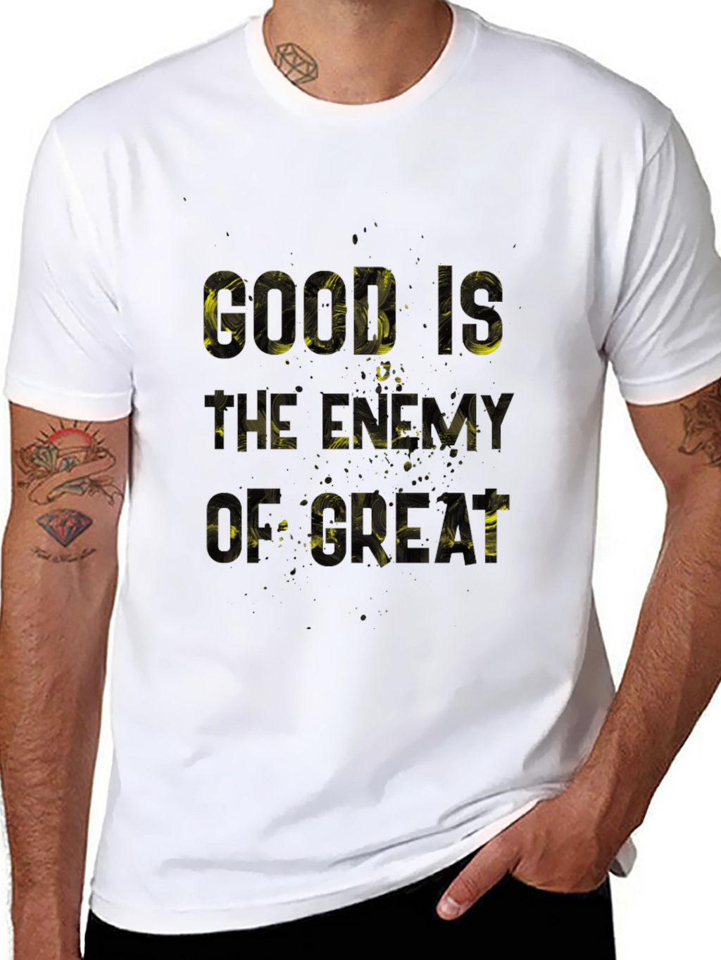 Good Is The Enemy of Great Black T-Shirt