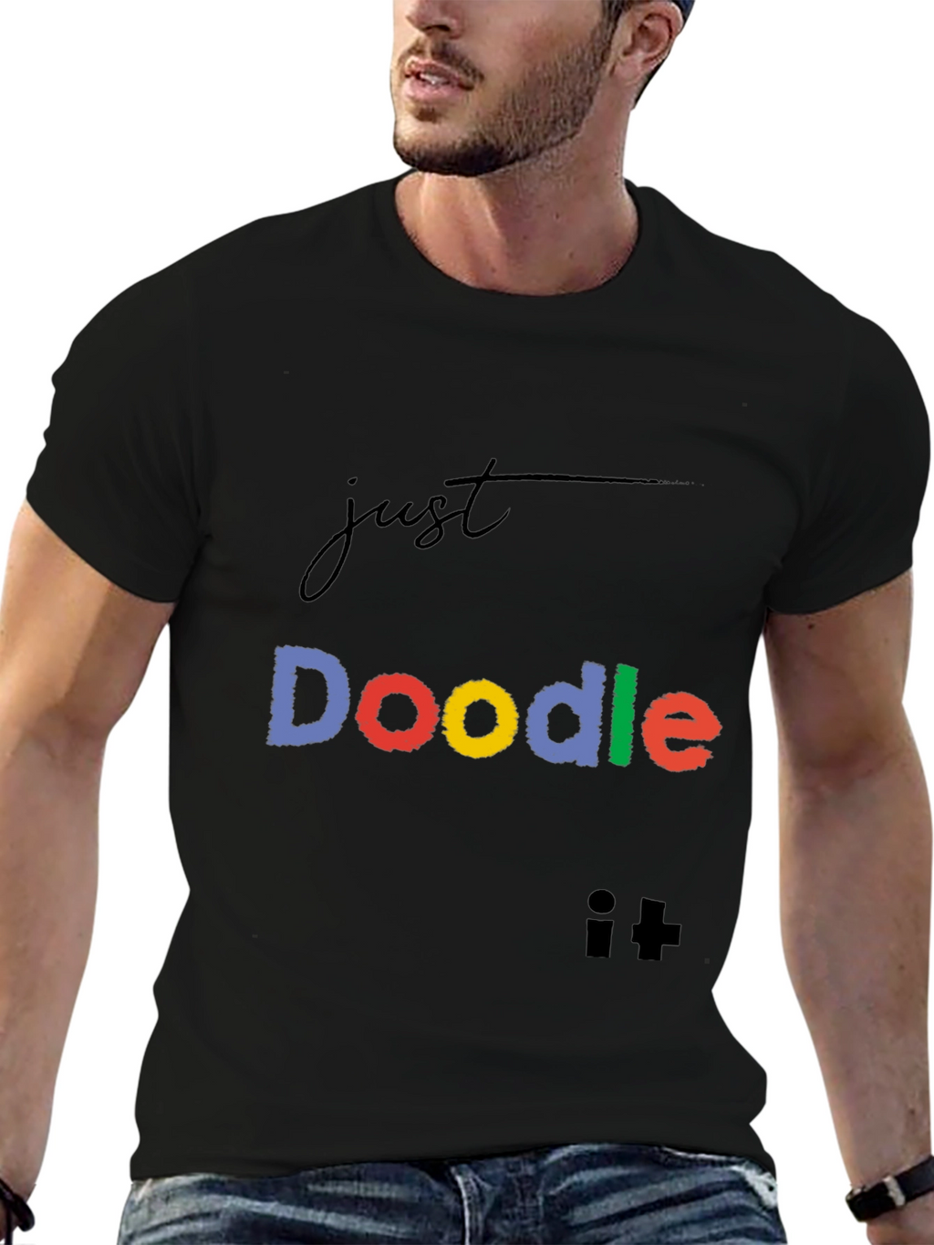 Just Doodle It! Mens Graphic T-Shirt