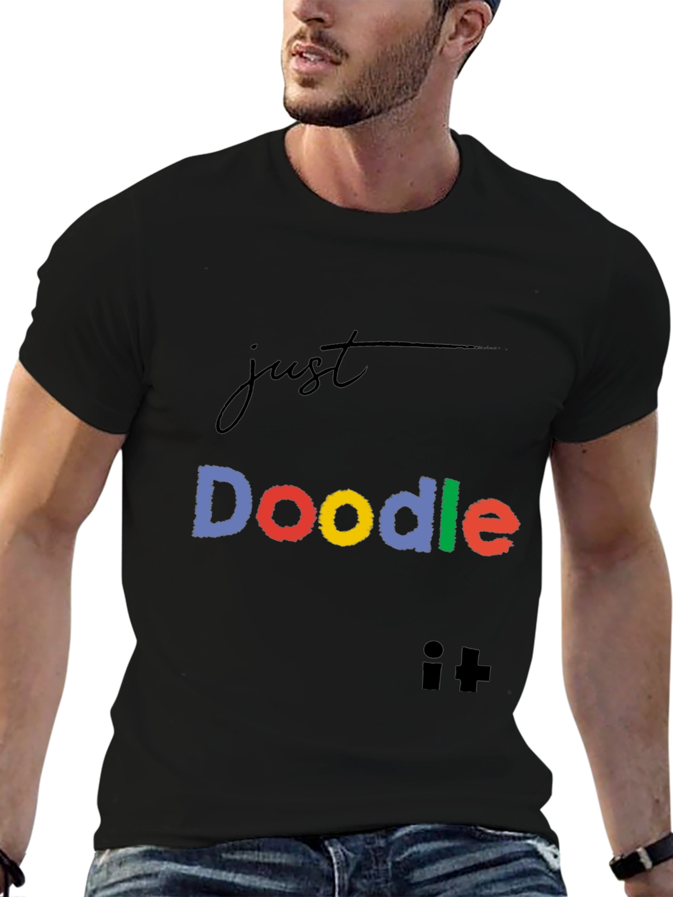 Just Doodle It! Mens Graphic T-Shirt