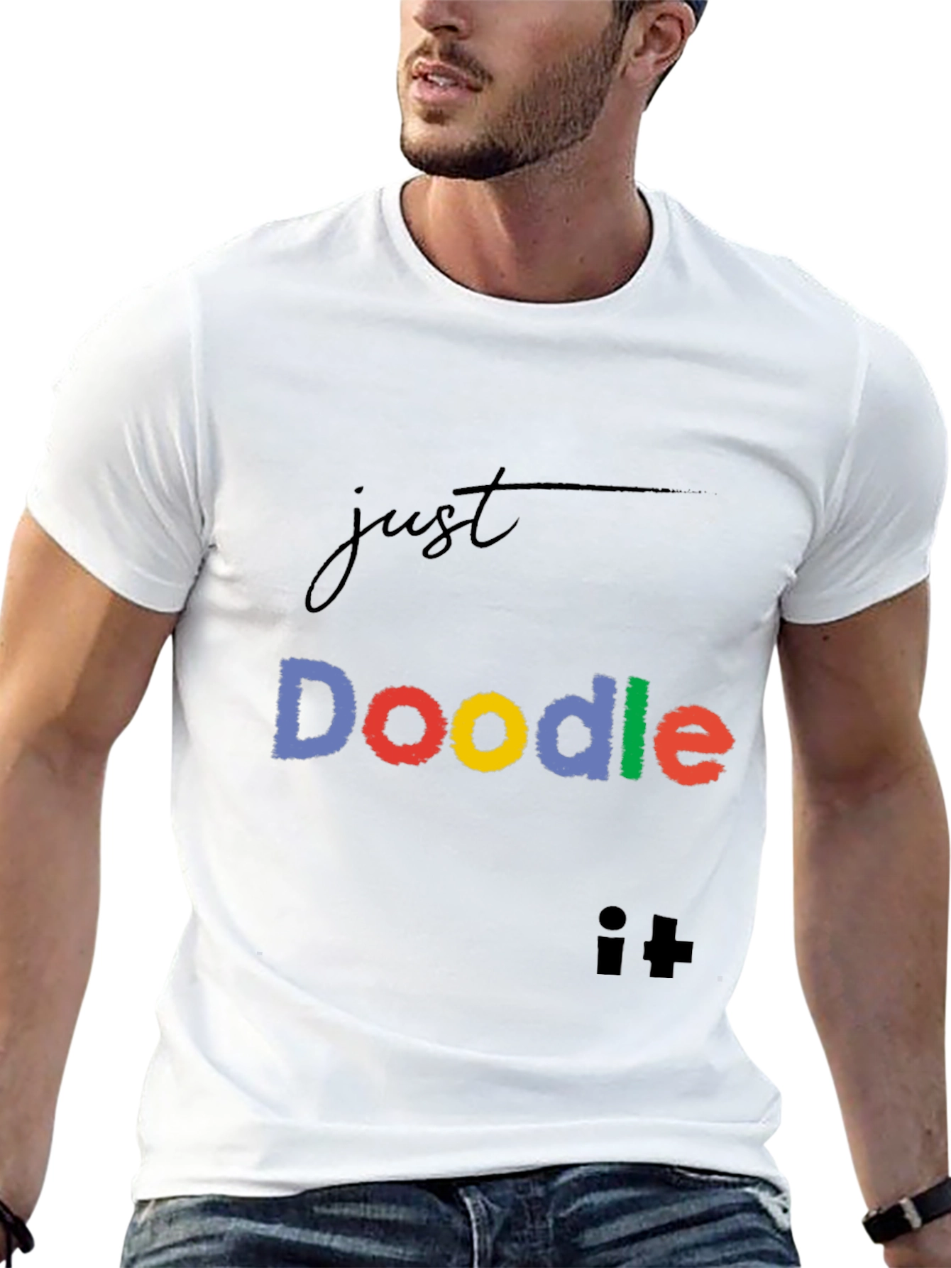 Just Doodle It! Mens Graphic T-Shirt