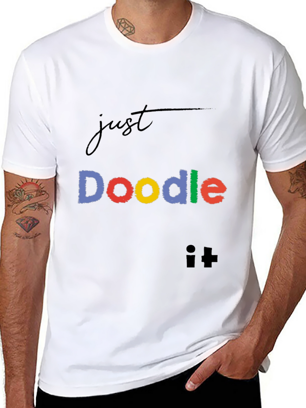 Just Doodle It! Mens Graphic T-Shirt