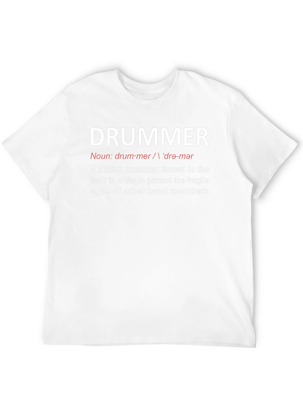 Drummer Definition T-Shirt - Musician Gift