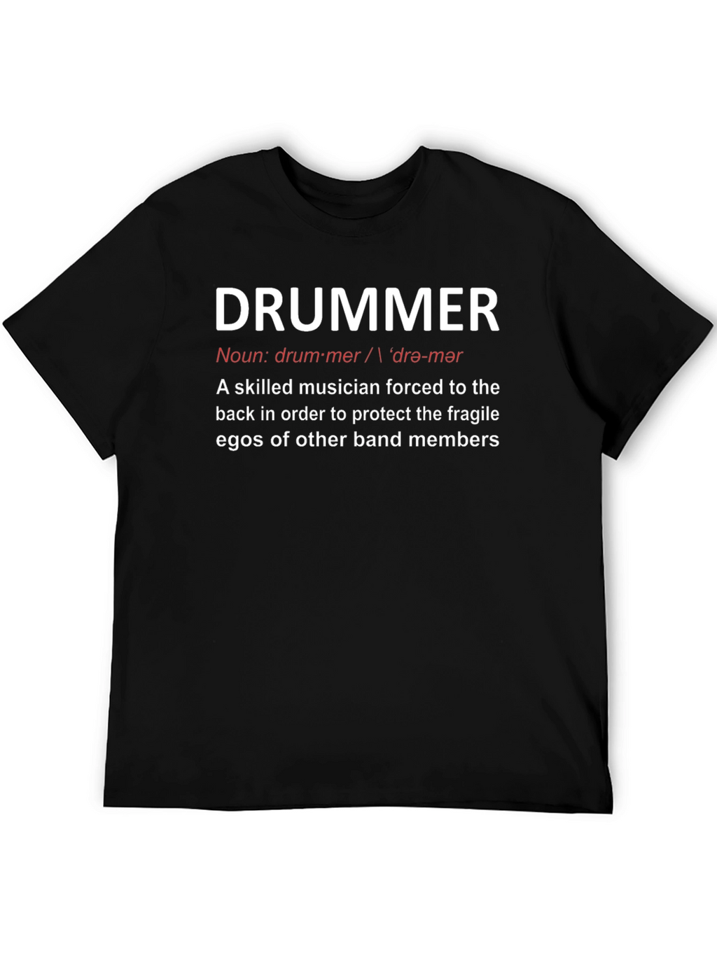 Drummer Definition T-Shirt - Musician Gift