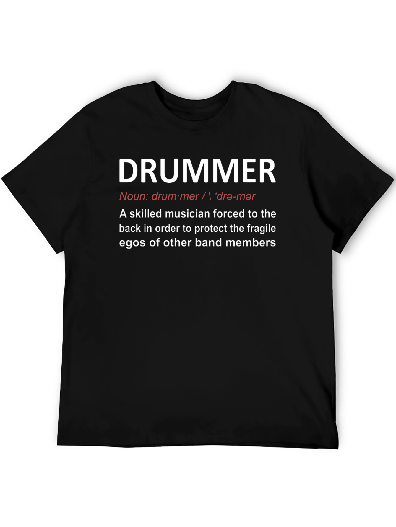 Drummer Definition T-Shirt - Musician Gift