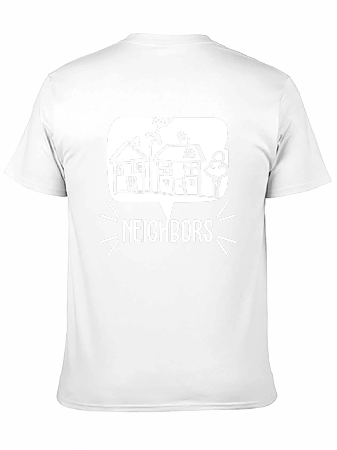 Neighbors Graphic T-Shirt - Black