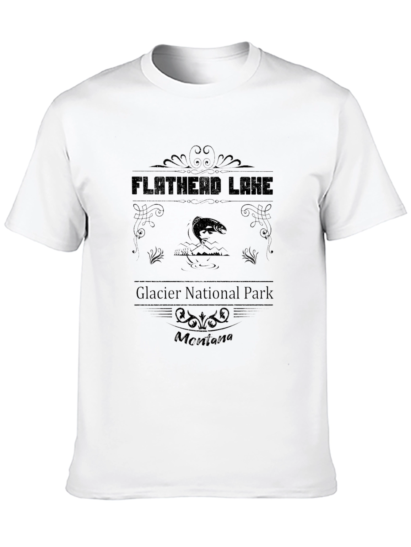 Flathead Lake Glacier National Park T-Shirt
