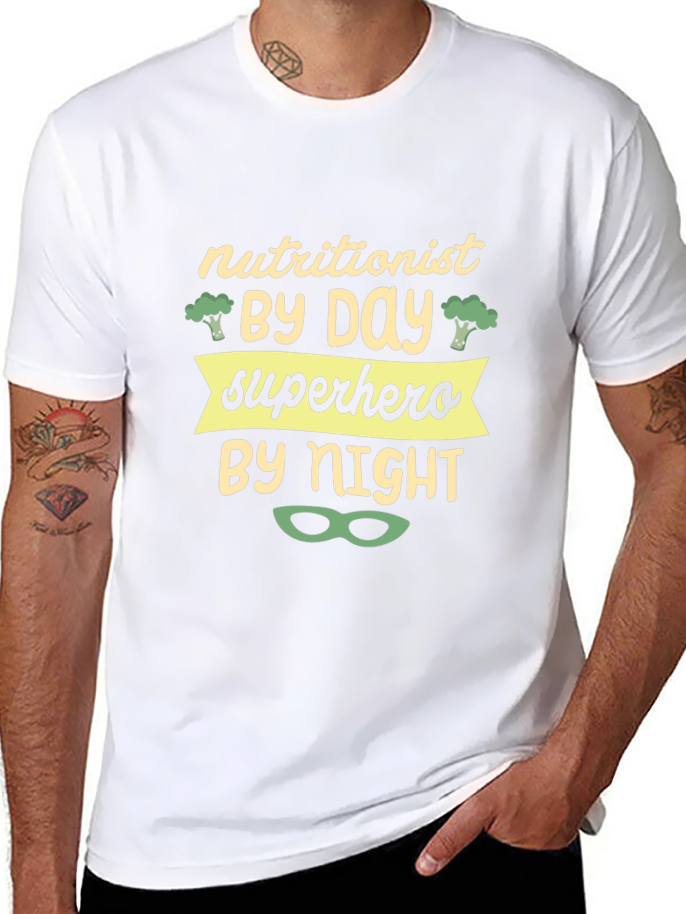 Nutritionist Superhero Graphic Tee