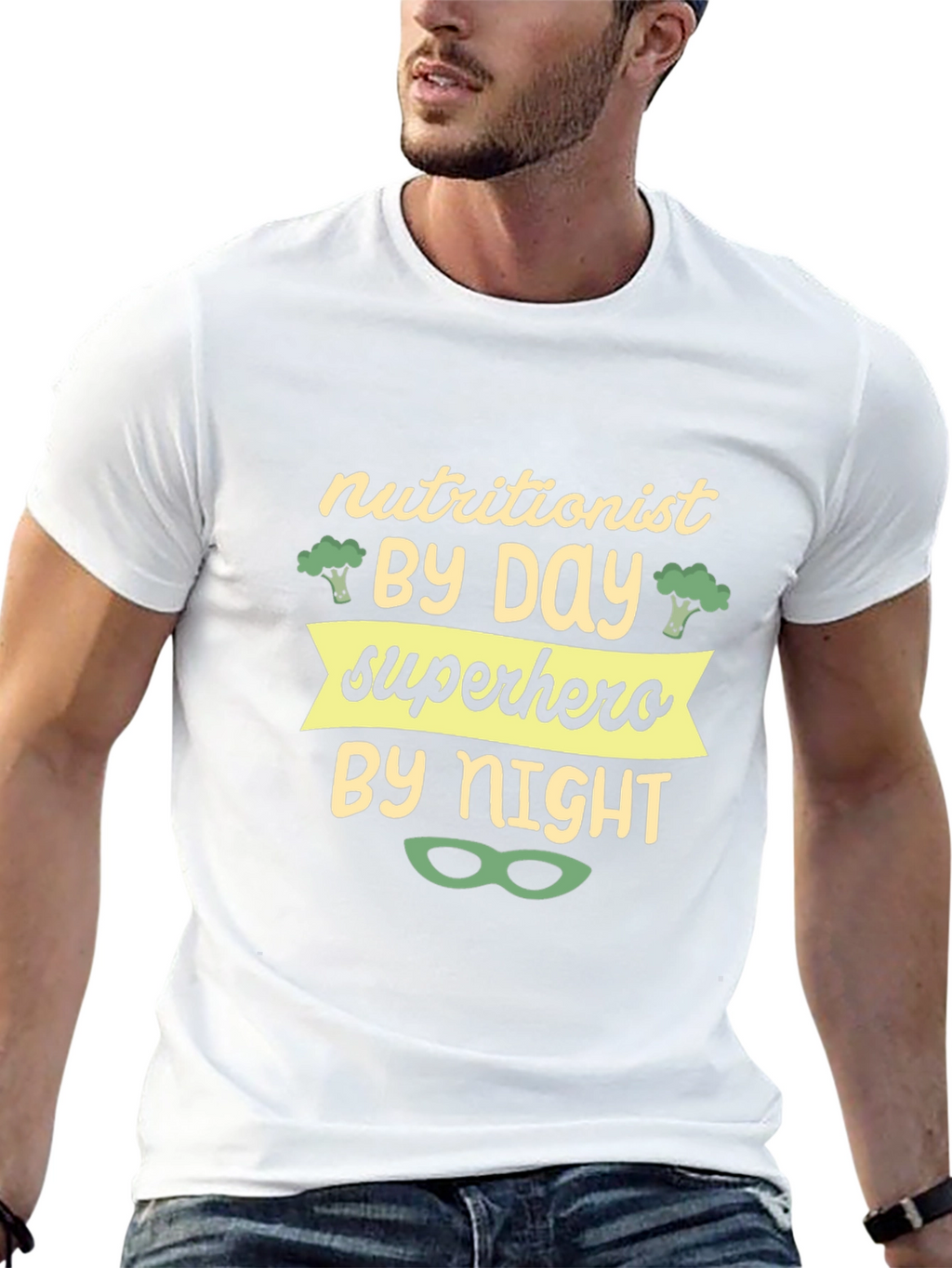 Nutritionist Superhero Graphic Tee