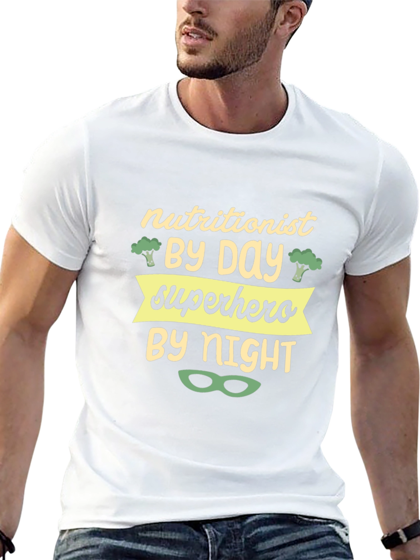 Nutritionist Superhero Graphic Tee