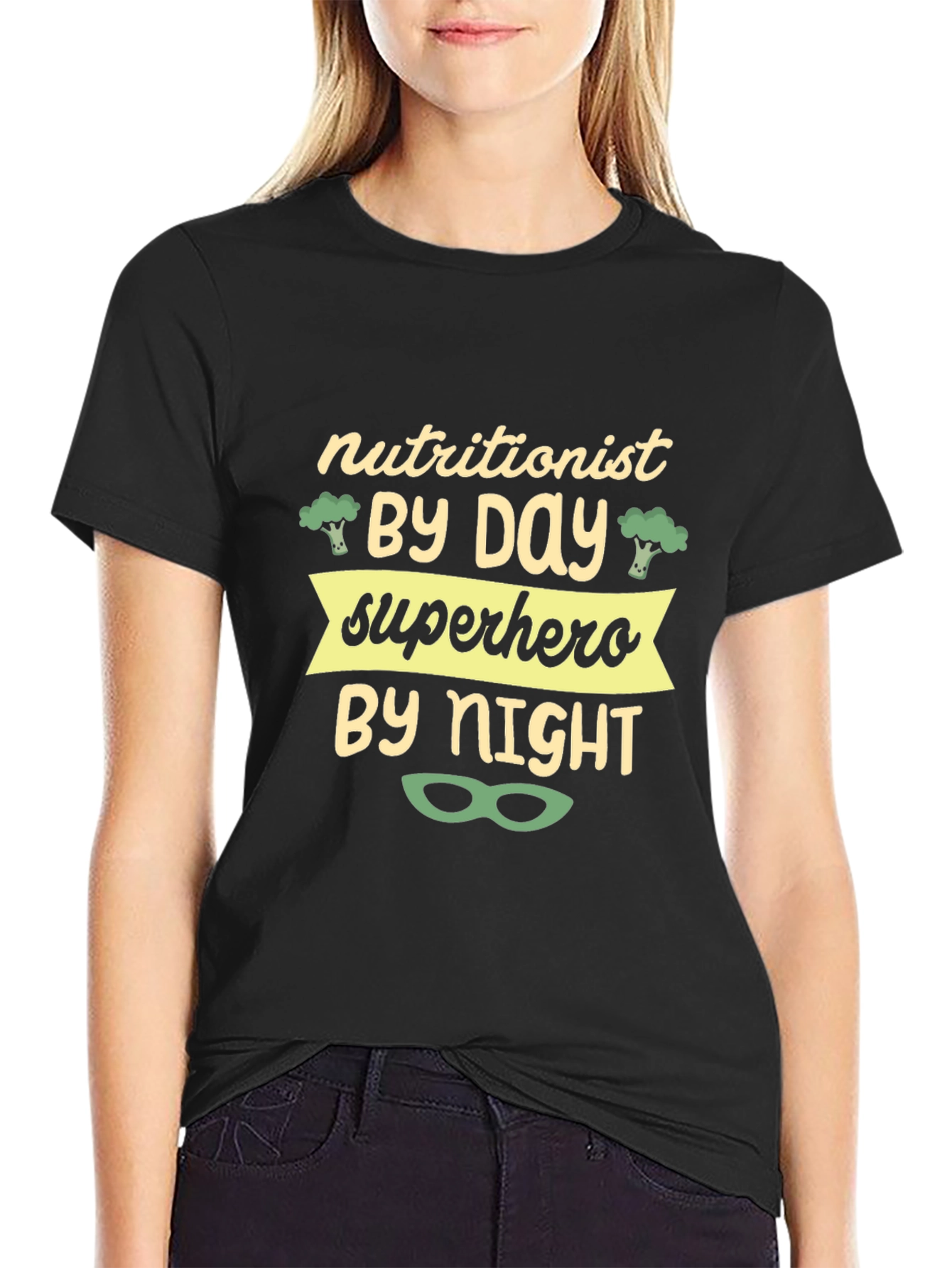Nutritionist Superhero Graphic Tee