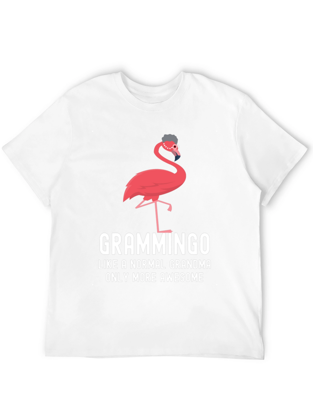 Grammingo Grandma T-Shirt - Awesome Flamingo Lover Tee