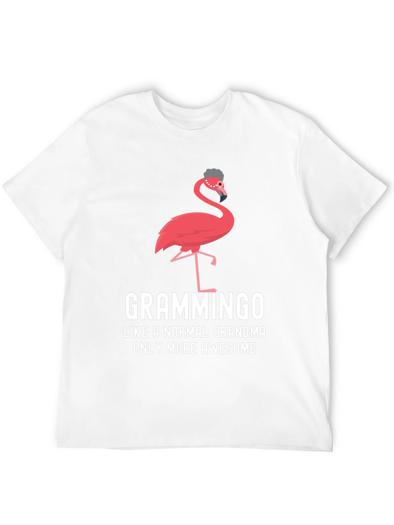 Grammingo Grandma T-Shirt - Awesome Flamingo Lover Tee
