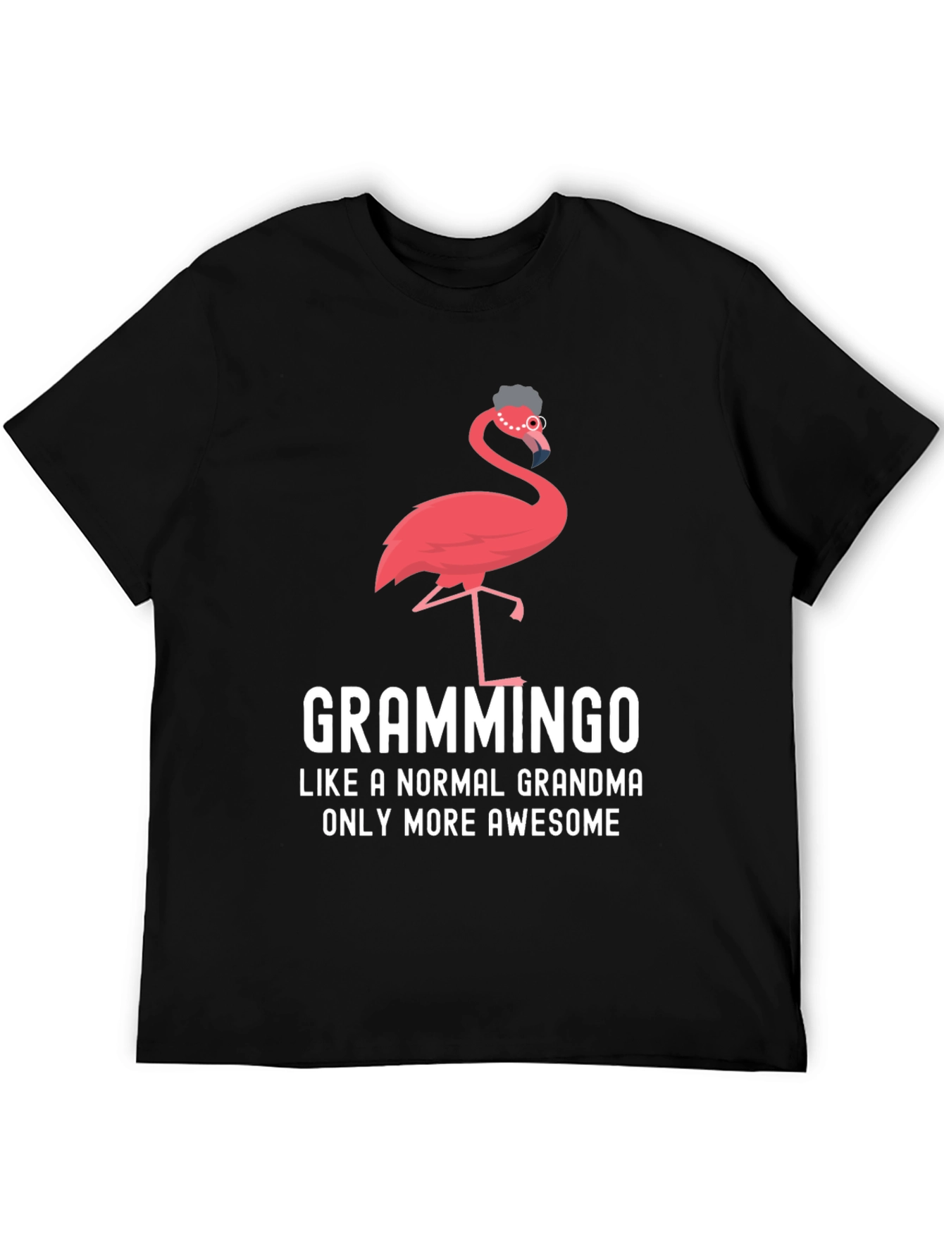 Grammingo Grandma T-Shirt - Awesome Flamingo Lover Tee