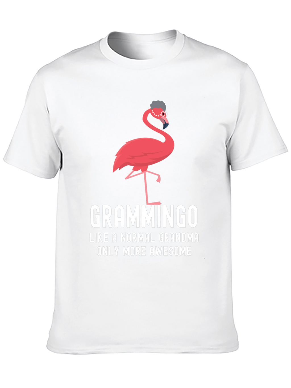 Grammingo Grandma T-Shirt - Awesome Flamingo Lover Tee